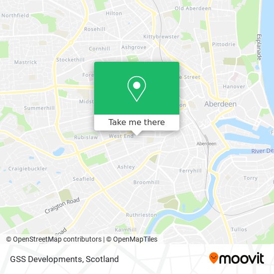 GSS Developments map