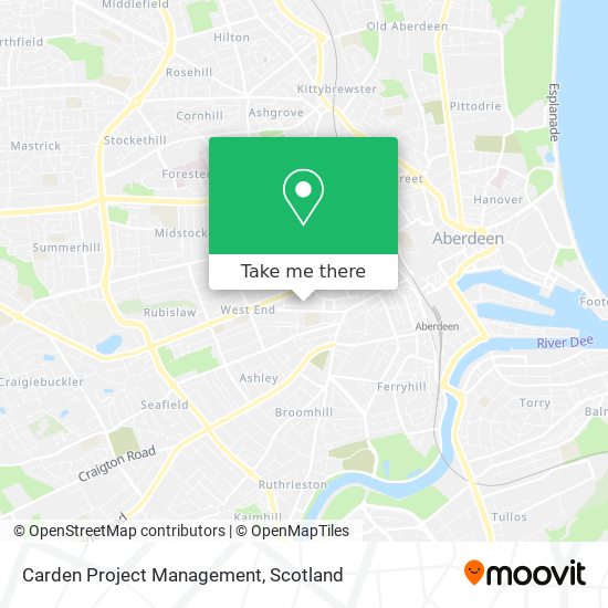 Carden Project Management map