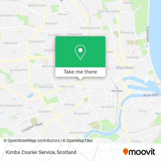 Kimbs Courier Service map