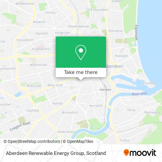 Aberdeen Renewable Energy Group map