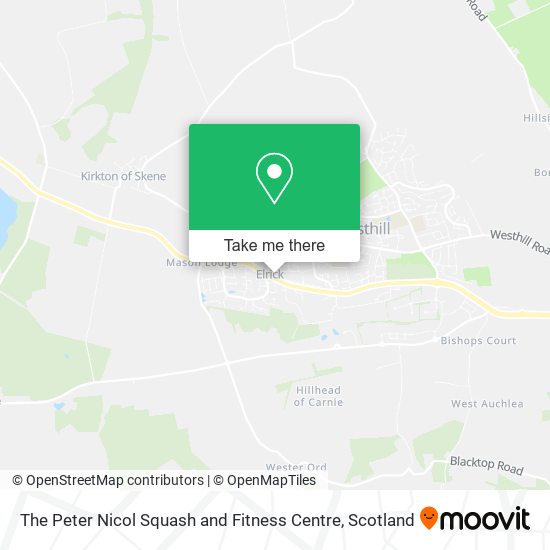 The Peter Nicol Squash and Fitness Centre map