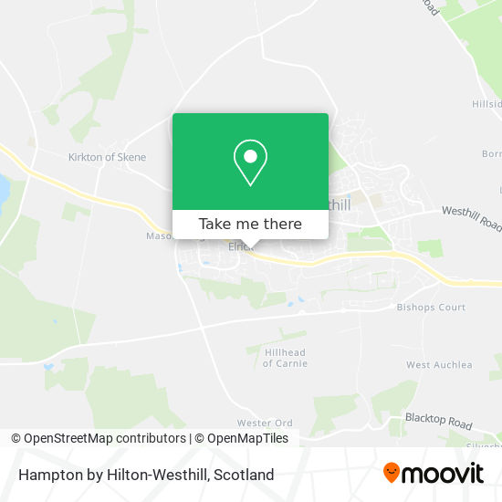 Hampton by Hilton-Westhill map