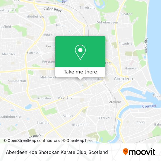Aberdeen Koa Shotokan Karate Club map