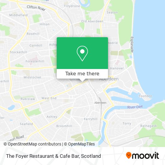 The Foyer Restaurant & Cafe Bar map