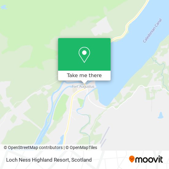 Loch Ness Highland Resort map