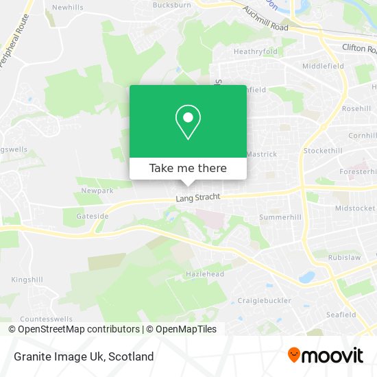 Granite Image Uk map