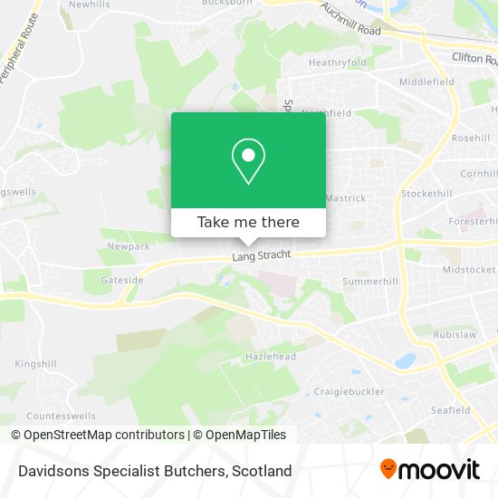 Davidsons Specialist Butchers map