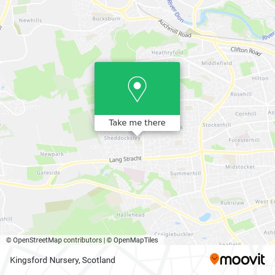 Kingsford Nursery map