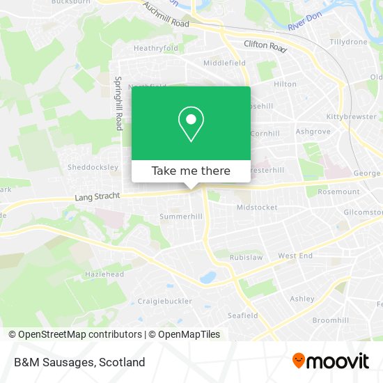 B&M Sausages map