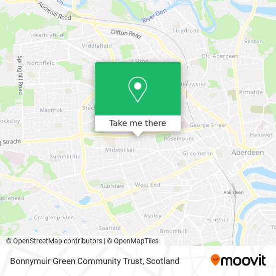 Bonnymuir Green Community Trust map