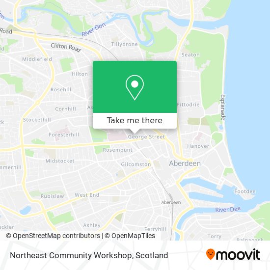 Northeast Community Workshop map