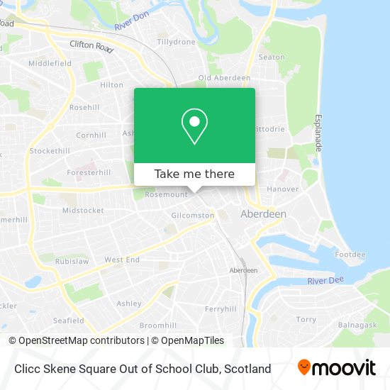 Clicc Skene Square Out of School Club map