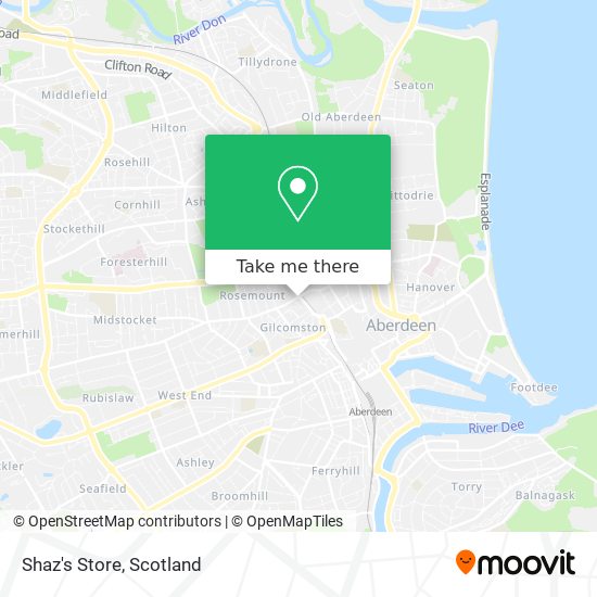 Shaz's Store map