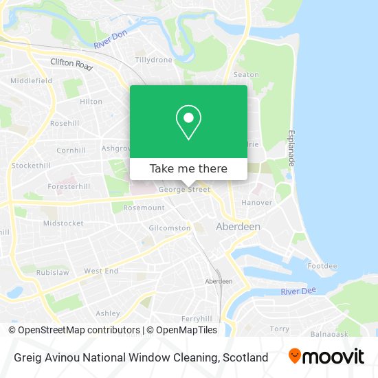 Greig Avinou National Window Cleaning map