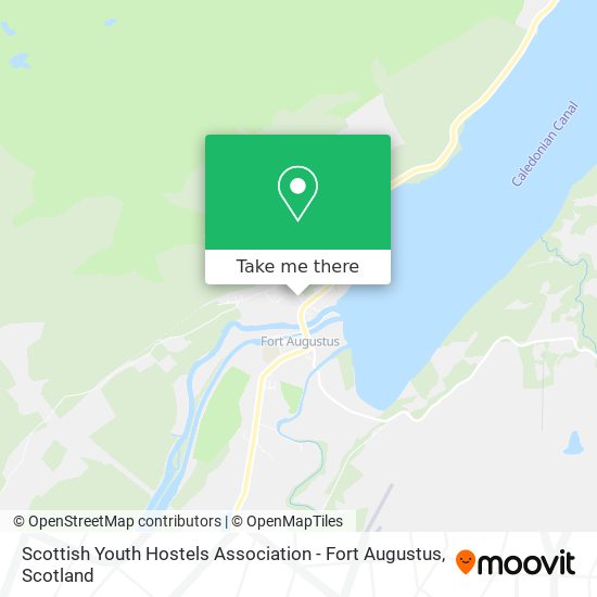Scottish Youth Hostels Association - Fort Augustus map