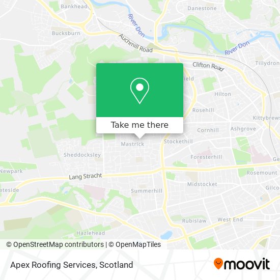 Apex Roofing Services map