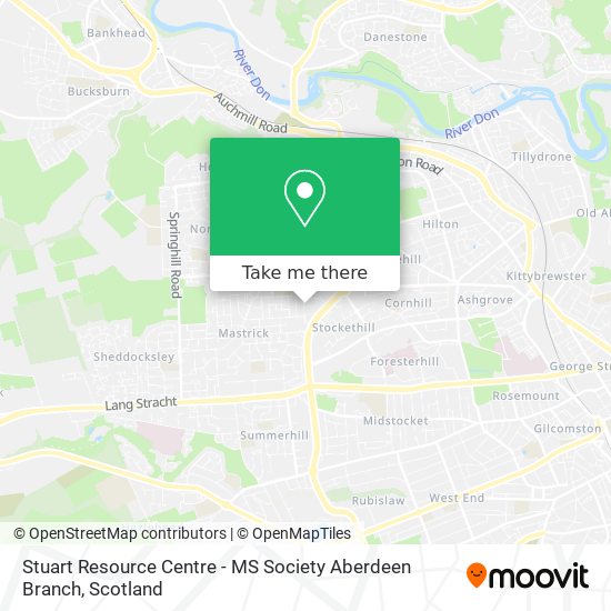 Stuart Resource Centre - MS Society Aberdeen Branch map