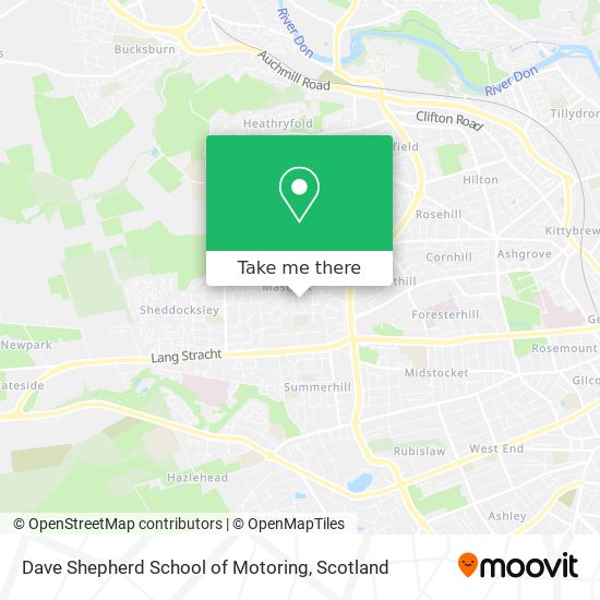 Dave Shepherd School of Motoring map