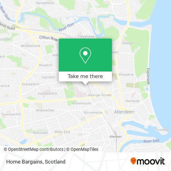 Home Bargains map
