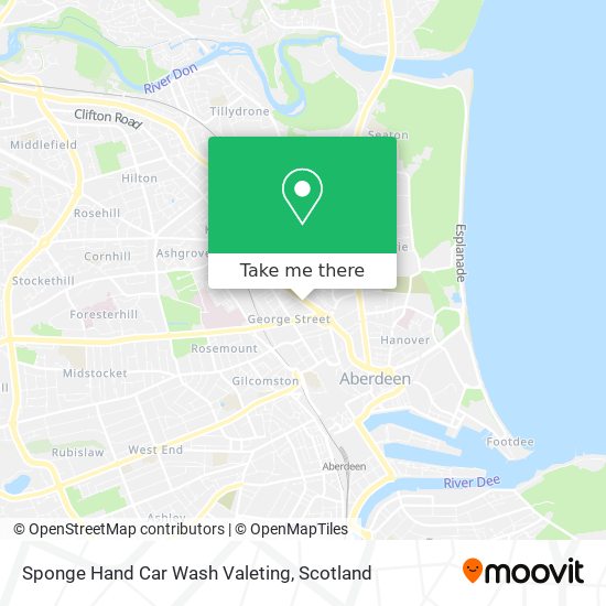 Sponge Hand Car Wash Valeting map