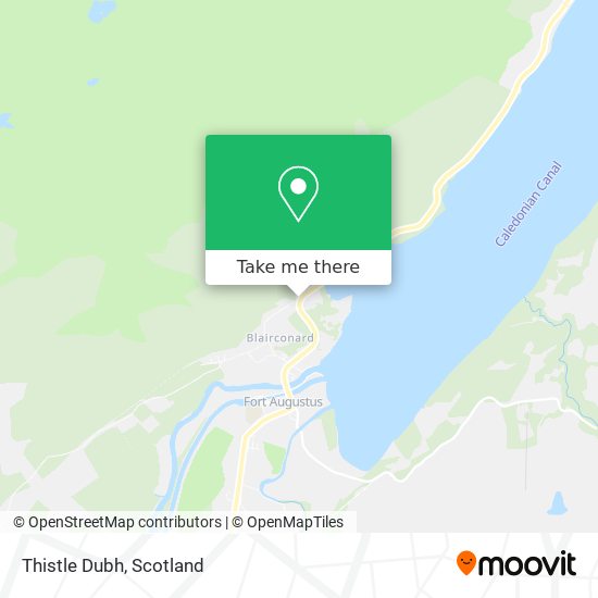 Thistle Dubh map
