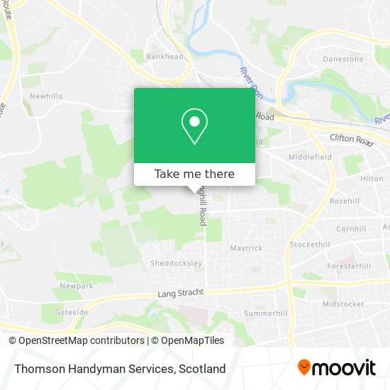Thomson Handyman Services map