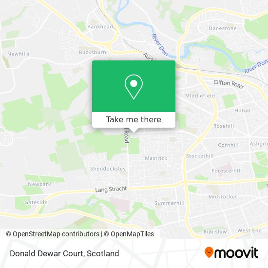 Donald Dewar Court map