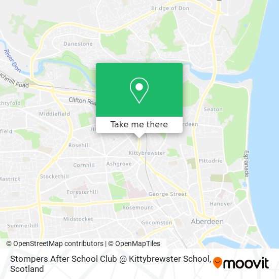 Stompers After School Club @ Kittybrewster School map