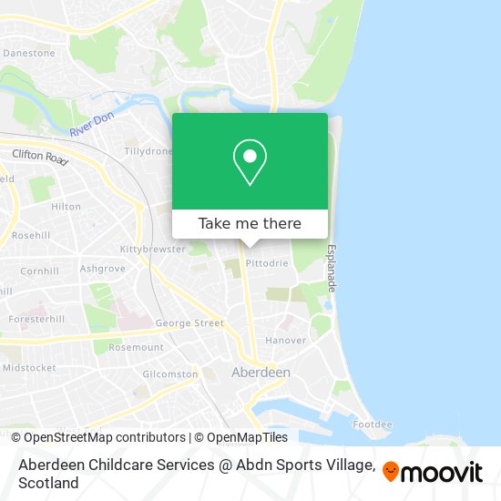 Aberdeen Childcare Services @ Abdn Sports Village map