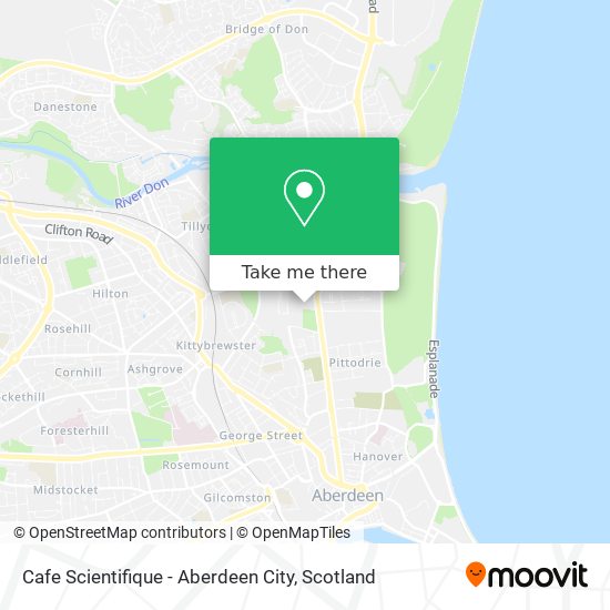 Cafe Scientifique - Aberdeen City map
