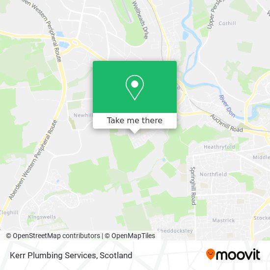 Kerr Plumbing Services map