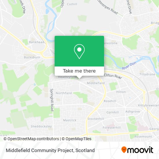 Middlefield Community Project map