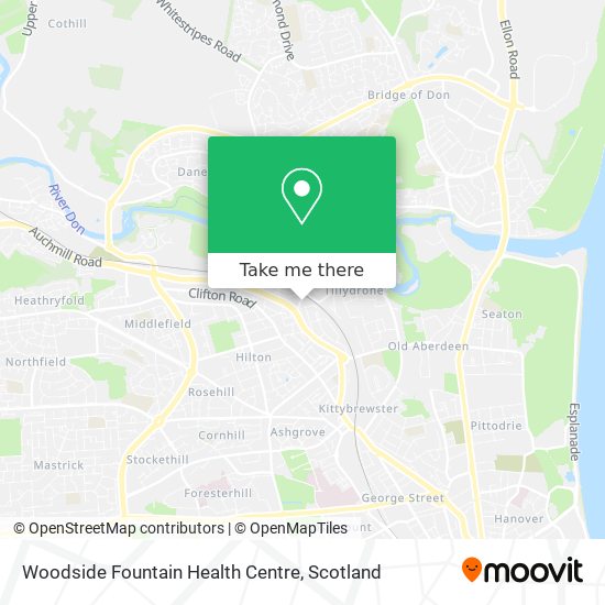 Woodside Fountain Health Centre map