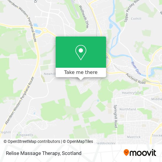Relise Massage Therapy map