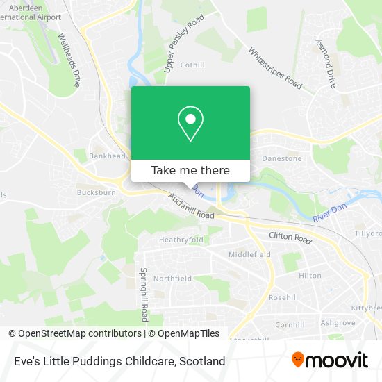 Eve's Little Puddings Childcare map