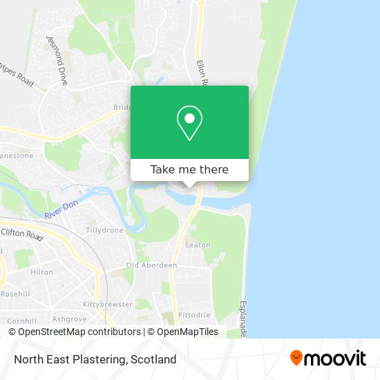 North East Plastering map