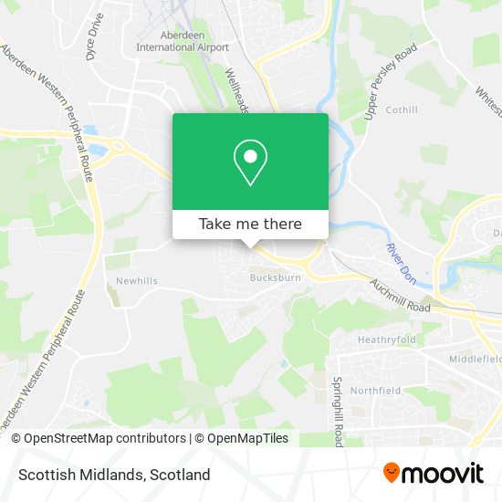 Scottish Midlands map