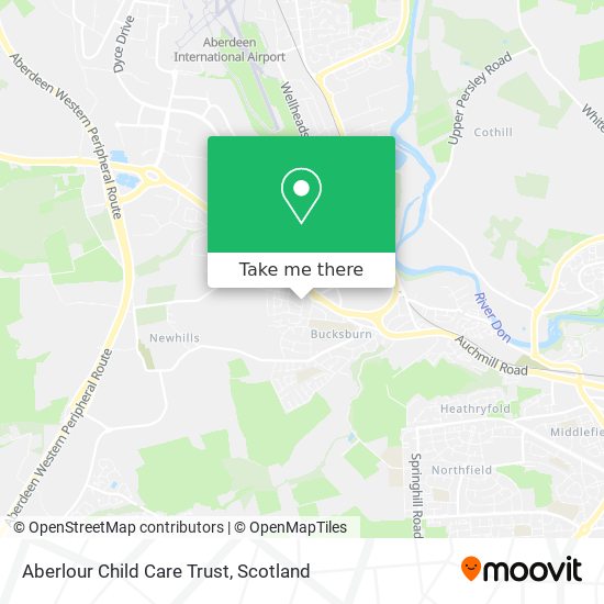 Aberlour Child Care Trust map