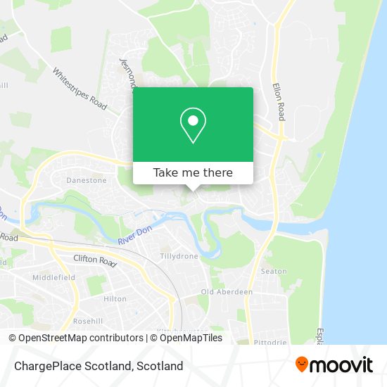 ChargePlace Scotland map