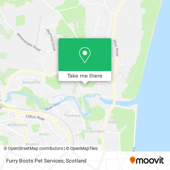 Furry Boots Pet Services map