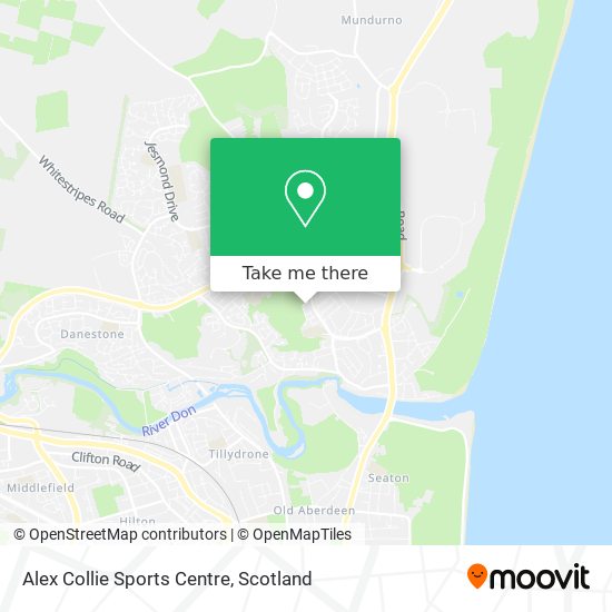 Alex Collie Sports Centre map