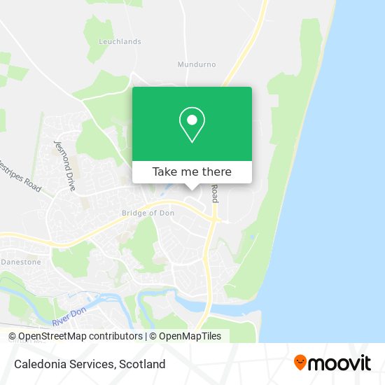Caledonia Services map