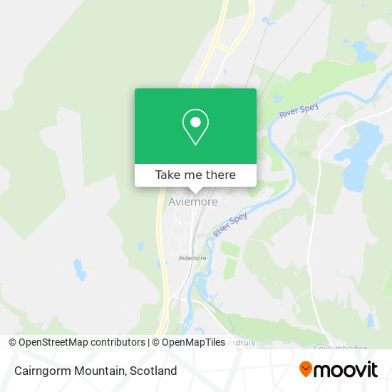 Cairngorm Mountain map