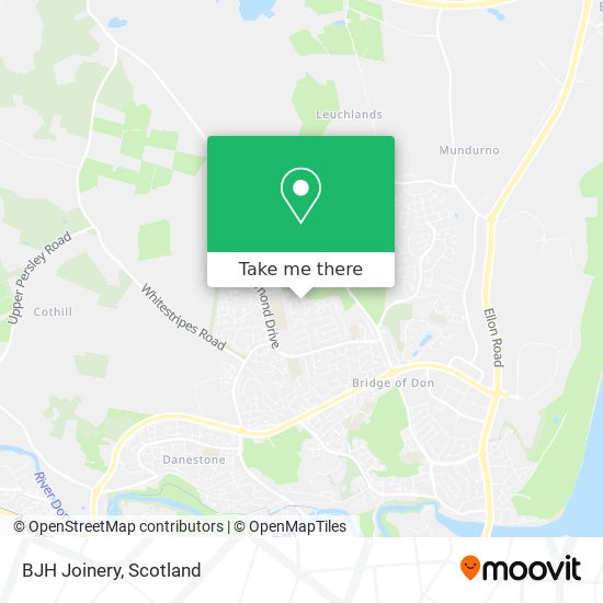 BJH Joinery map