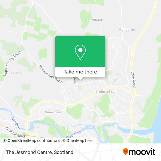 The Jesmond Centre map