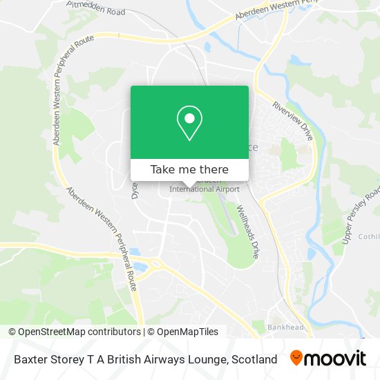 Baxter Storey T A British Airways Lounge map
