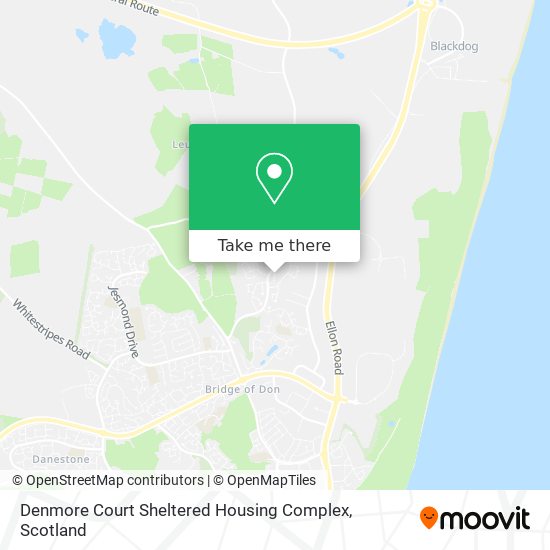 Denmore Court Sheltered Housing Complex map