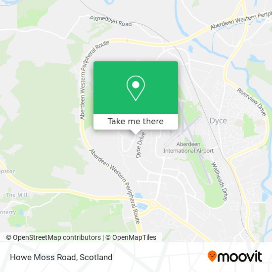 Howe Moss Road map