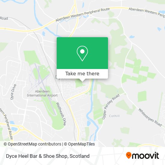 Dyce Heel Bar & Shoe Shop map