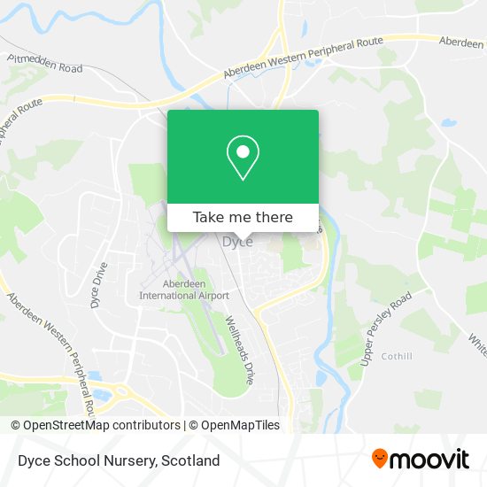 Dyce School Nursery map